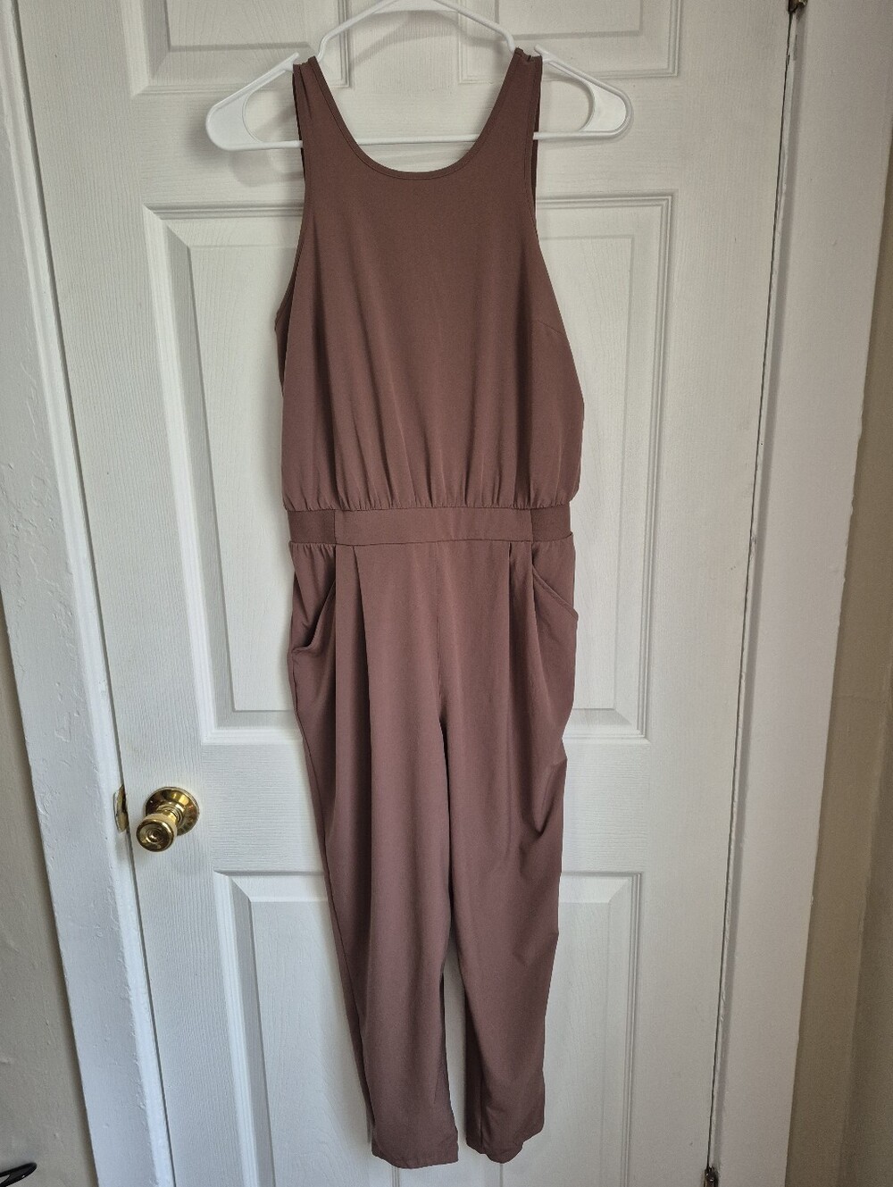 All In Motion Athletic Jumpsuit Romper Size Xs Brown Athleisure